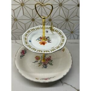 Two-Tier Jewelry‎ or Trinket Tray | Vintage China